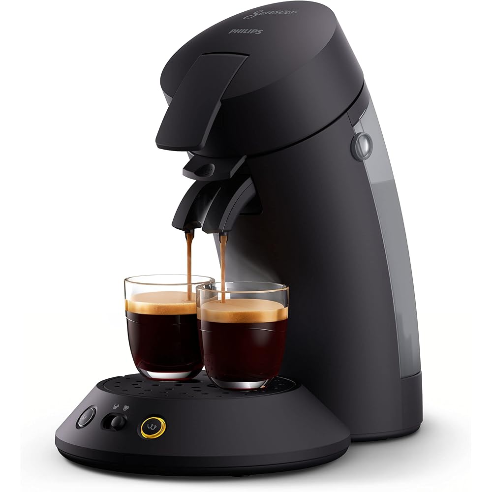 Philips Senseo Original Plus CSA210 60 Machine à Café à Dosettes Noire