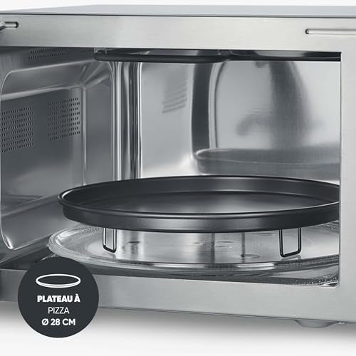 Severin MW 7774 Four Micro-ondes Inox avec Plateau à Pizza 25L