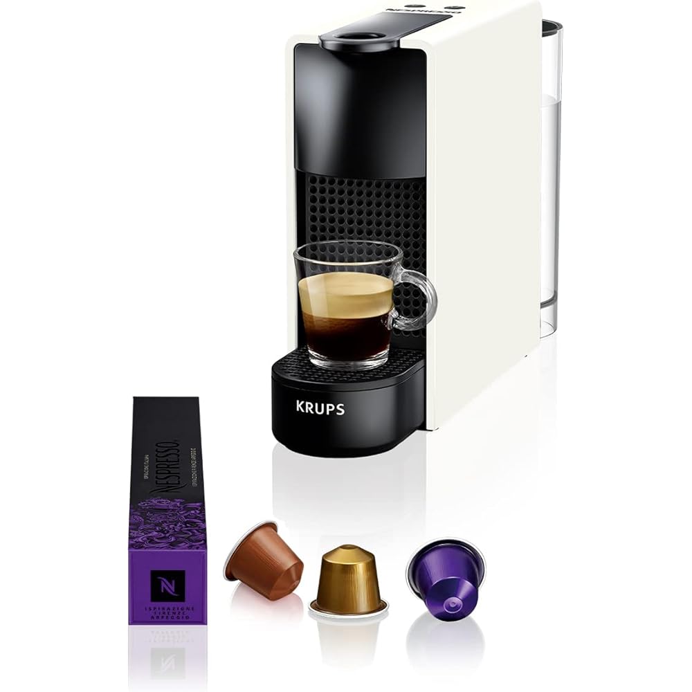 Krups Essenza Mini XN110110 Cafetière Espresso Compacte 0.6 L Blanche