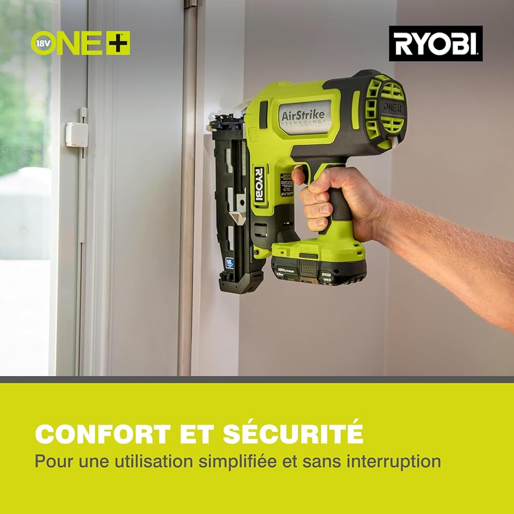 RYOBI R16GN18-0 Cloueur de Finition sans Fil 18V ONE+ Jauge 16G