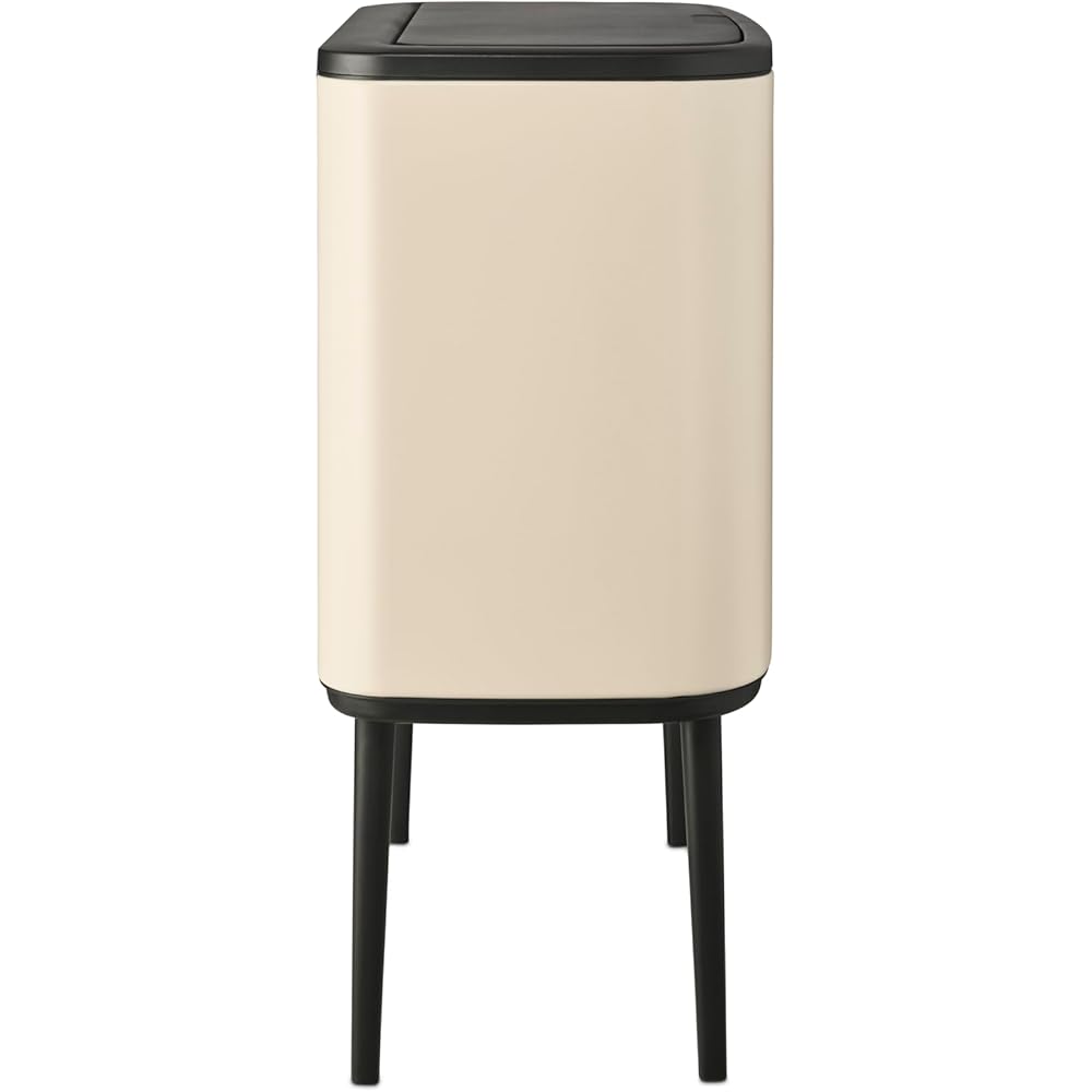 Brabantia Bo Touch Bin Poubelle de Recyclage Double 23 plus 11 L Beige