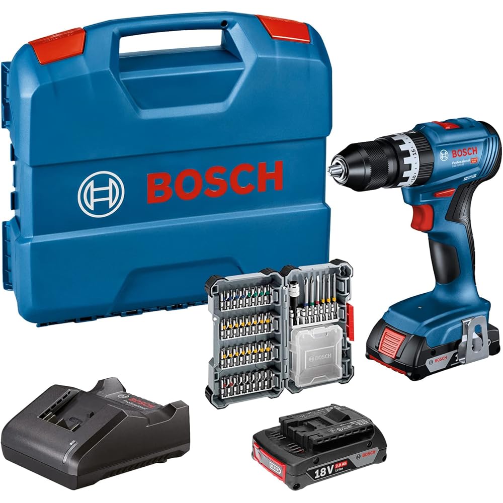 Bosch Professional GSB 18V-45 Perceuse-Visseuse à Percussion 18V