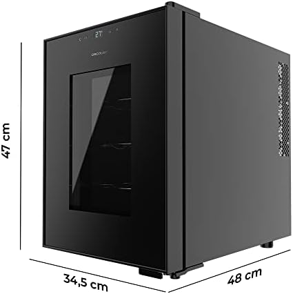 Cecotec Bolero GrandSommelier 830 Cave à Vin Thermoélectrique 8 Bouteilles