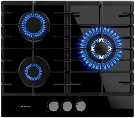 Cecotec Bolero Squad G 3200S Plaque de Cuisson à Gaz Inox 3 Feux