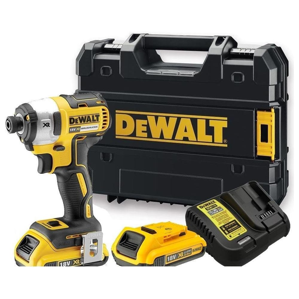 DEWALT DCF887D2-QW Visseuse à Chocs Brushless 18V avec 2 Batteries 2Ah