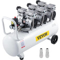 VEVOR Compresseur d'Air sans Huile Silencieux d'Atelier 100 L 2,2 kW
