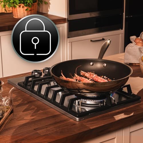Cecotec Bolero Squad G 4200S Plaque de Cuisson à Gaz Inox 4 Feux