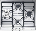 Smeg SER60SGH3 Plaque de Cuisson à Gaz 4 Foyers Inox