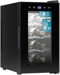 Cecotec Bolero GrandSommelier 830 Cave à Vin Thermoélectrique 8 Bouteilles