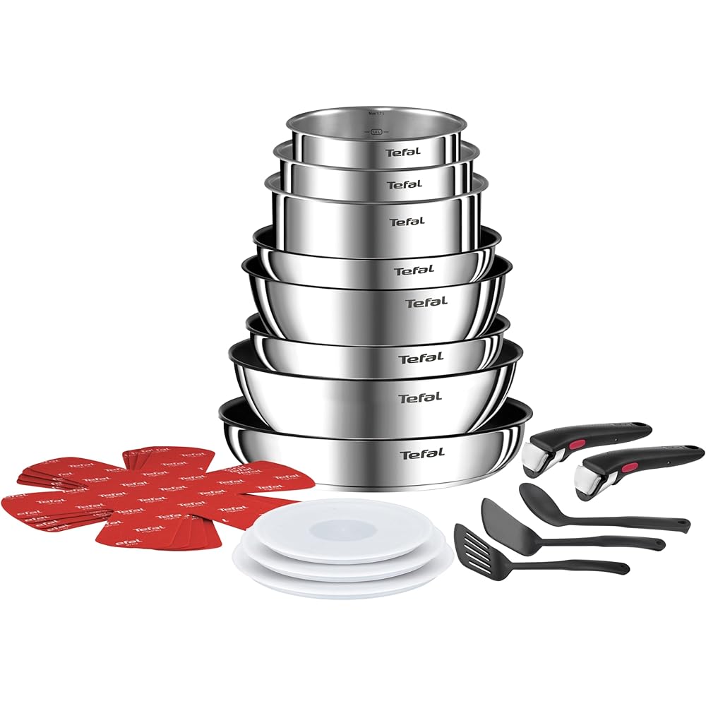 Tefal Ingenio Batterie de Cuisine Induction 20 Pièces