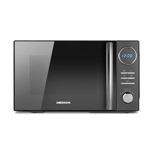 Medion MD11493 Four Micro-ondes Combiné 3-en-1 Noir Miroir 23L
