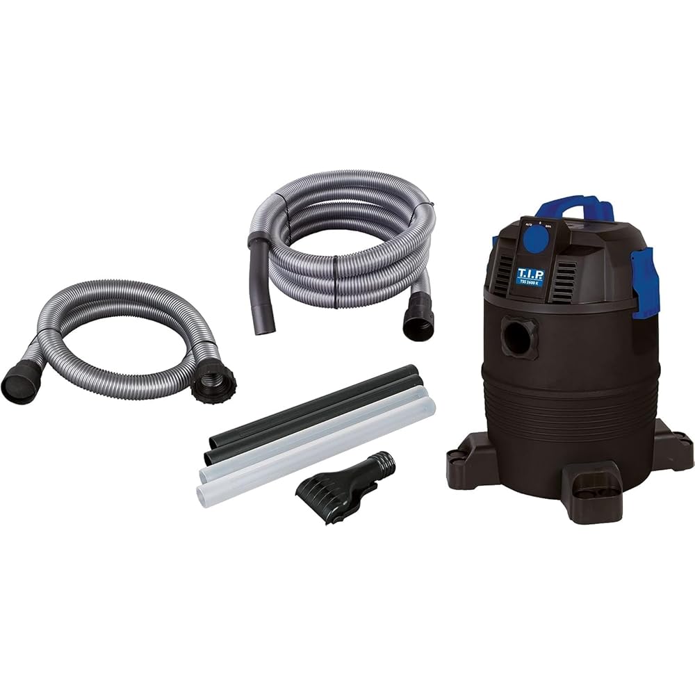 T.I.P. TSS 1600 K Aspirateur de Boue pour Bassin et Piscine Noir