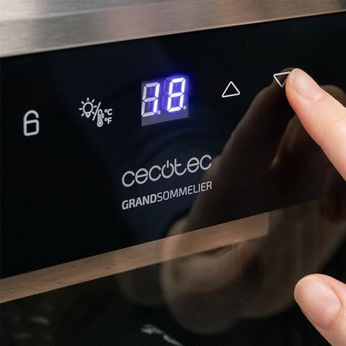 Cecotec Bolero GrandSommelier 830 Cave à Vin Thermoélectrique 8 Bouteilles
