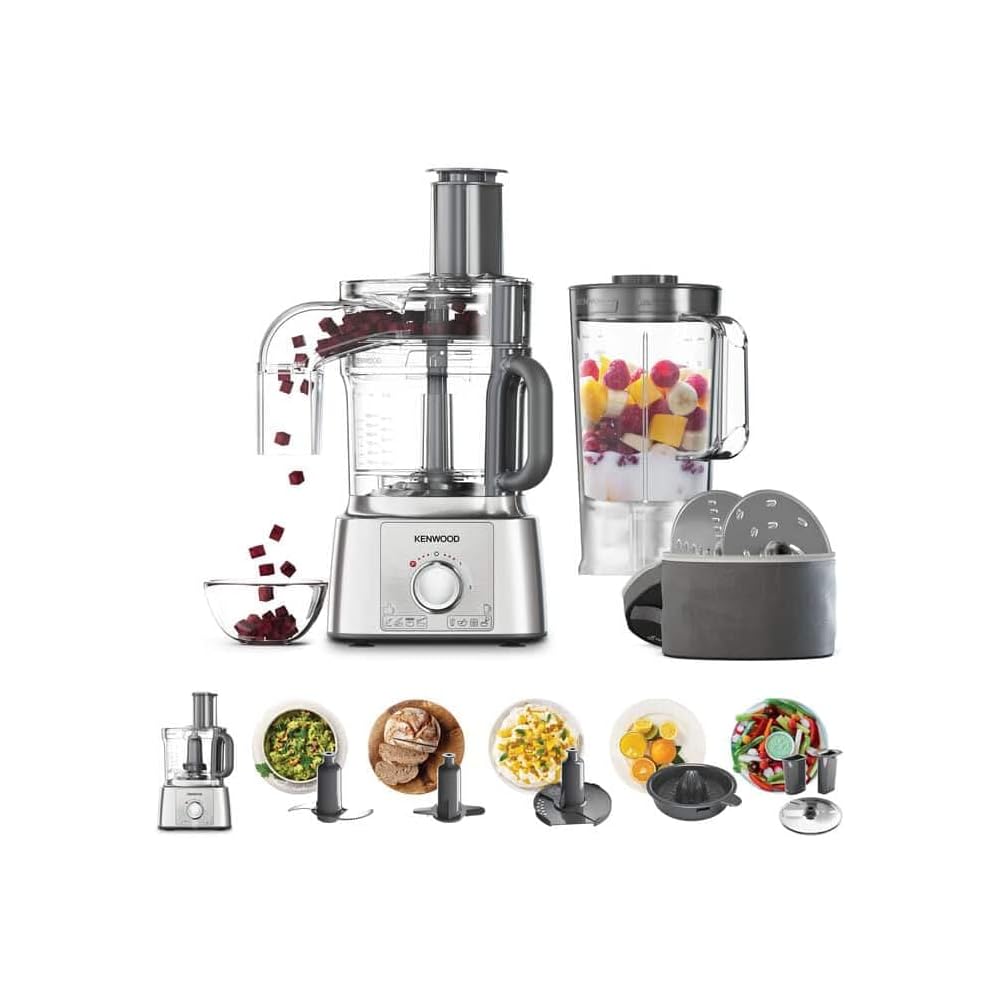 Kenwood MultiPro Express FDP65.820SI Robot de Cuisine Argent 1000W
