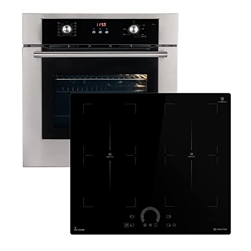 Cuisinière Set Intégral Four BO8810SS et Plaque Induction IH85904FZ