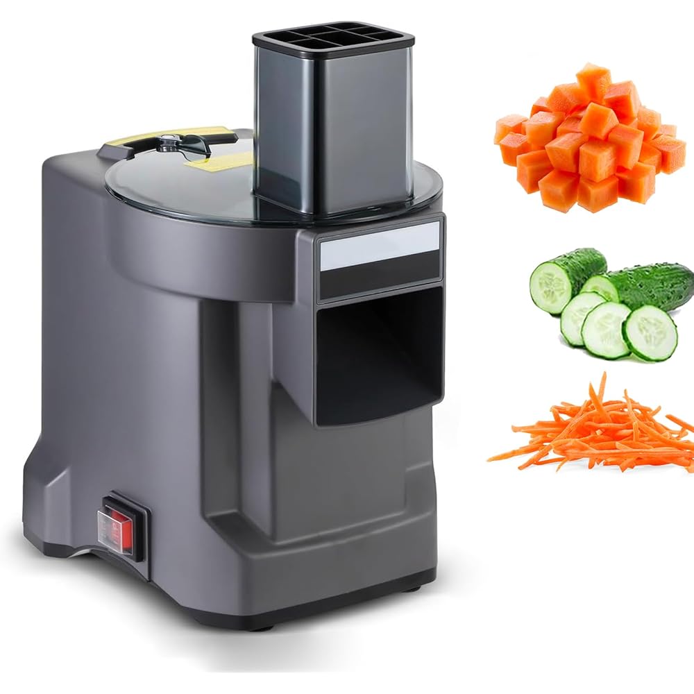 Robot Culinaire Commercial Coupe-légumes 3-en-1 Électrique et Dicer