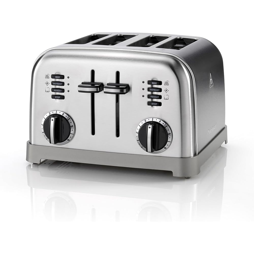 Cuisinart Grille-pain 4 Tranches en Acier Inoxydable