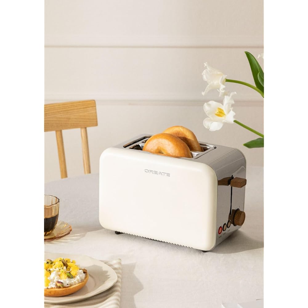 Create Pack Toast Retro et Kettle Retro Grille-Pain et Bouilloire 1.7 L