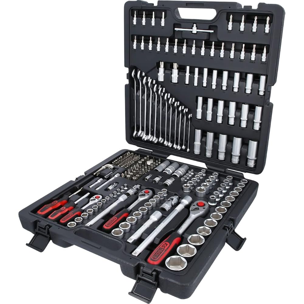KS Tools 917.0216 Coffret de Douilles et Cliquets 1/4" 3/8" 1/2" 216 Pièces