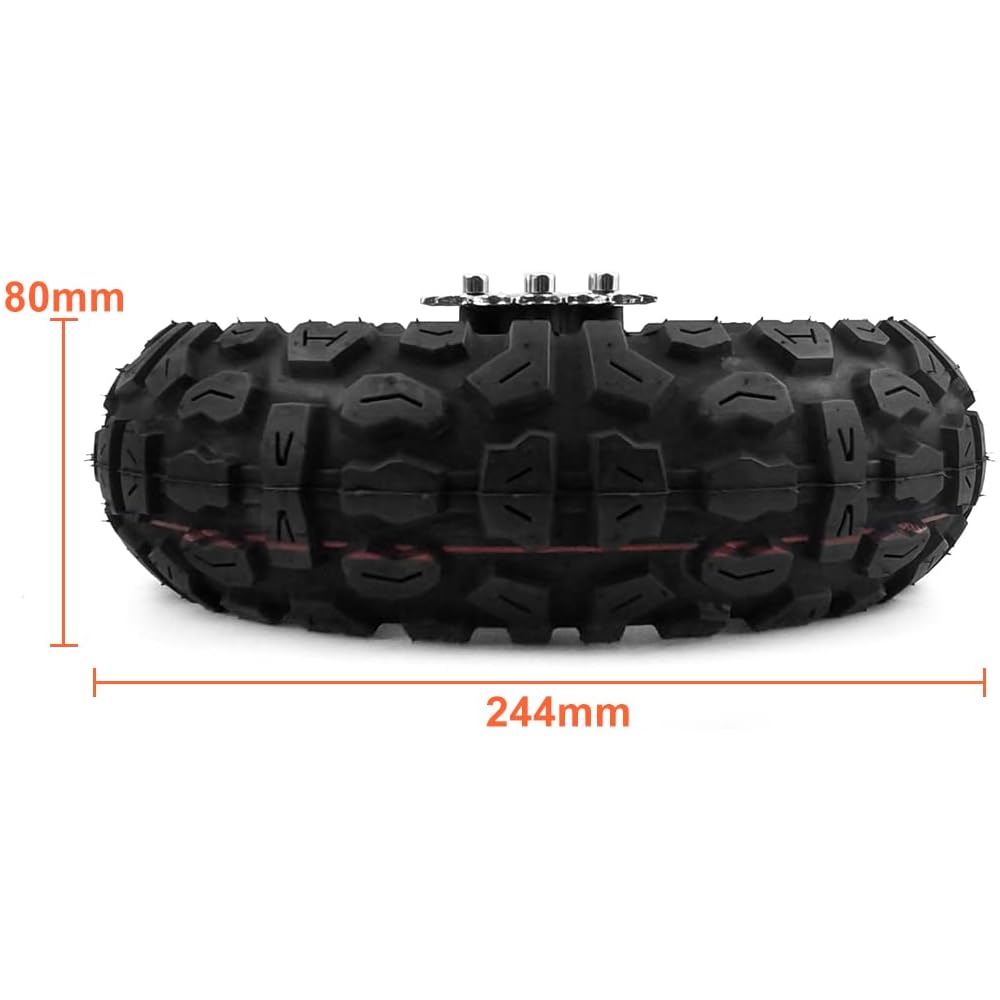 L-faster Kit de Conversion de Roue Pneumatique Double Entraînement 10"