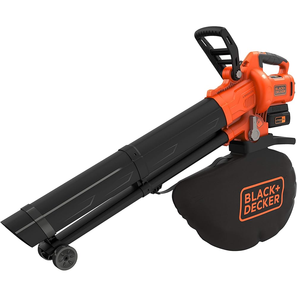BLACK+DECKER BCBLV3625L1-QW Aspirateur Souffleur Broyeur sans Fil 36V