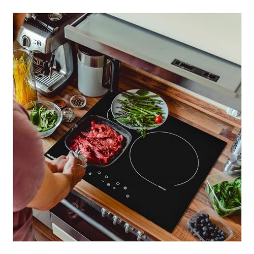 Beldeko Plaque de Cuisson Induction Encastrable 3 Feux 5500W