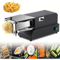MOLVUS Coupe-Frites Électrique Professionnel Lame Inox 10 mm Noir