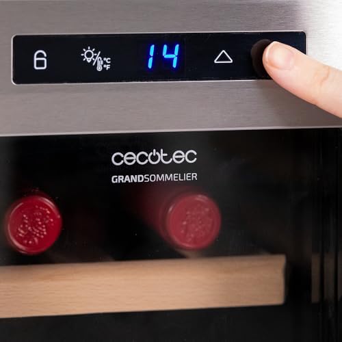 Cecotec Bolero GrandSommelier 830 Cave à Vin Thermoélectrique 8 Bouteilles
