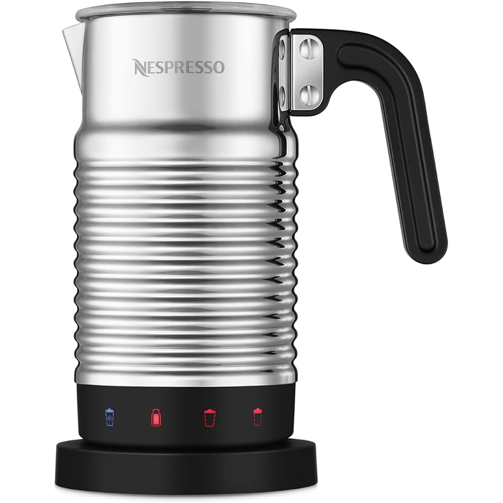 Nespresso Aeroccino Lot de 4 Mousseurs à Lait Électriques 120 ml