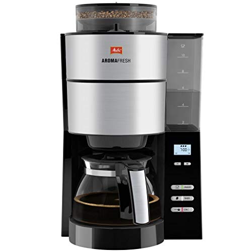 Melitta AromaFresh 1021-01 Cafetière Filtre avec Moulin Intégré