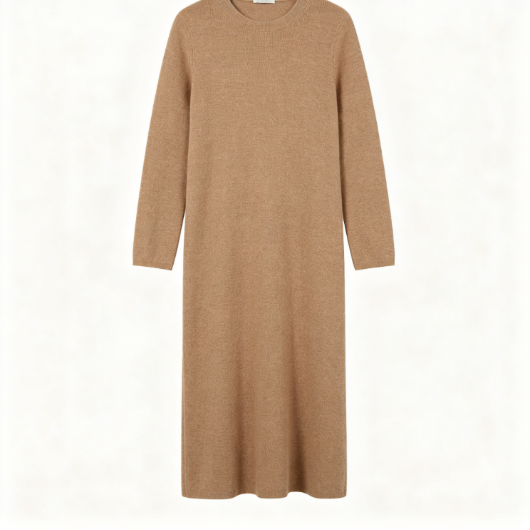 LA PETITE ETOILE - Robe Longue Droite Classique et Confortable